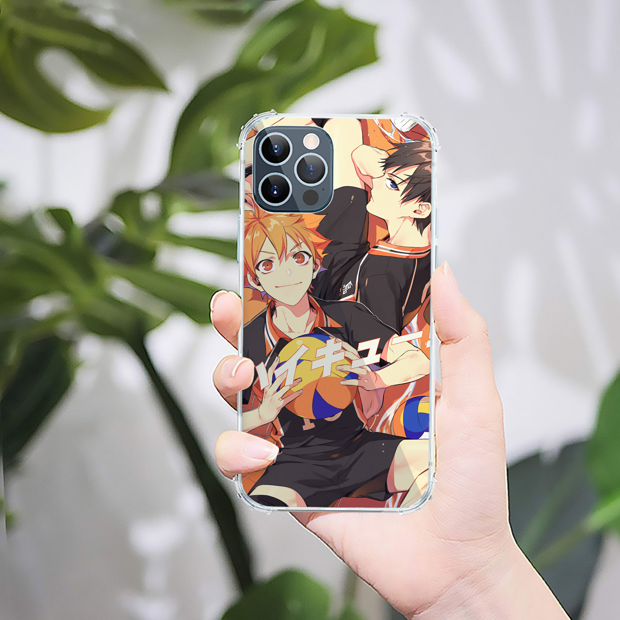 （画像用） ハイキュー!! Haikyu!! 【iPhone 12シリーズ対応】透明スマホケース（クリアソフトケース）